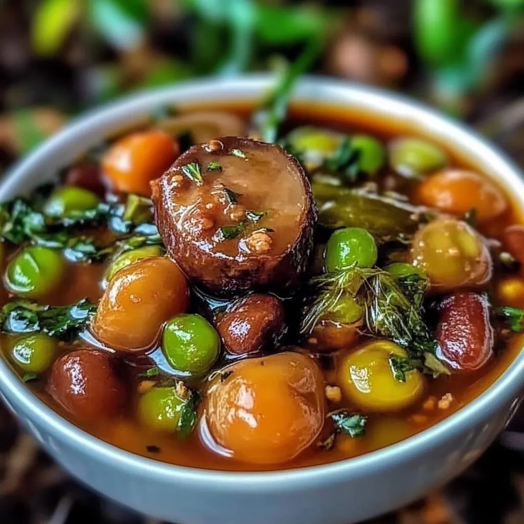 Rosenkohl-Eintopf mit Fleischbällchen