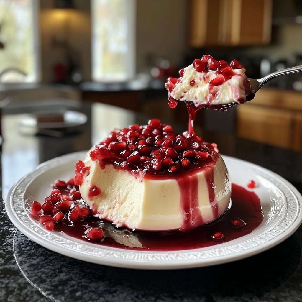 Granatapfel-Panna-Cotta