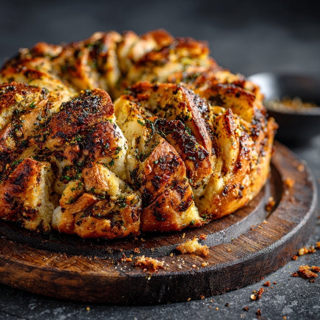 Zupfbrot Mit Knoblauchkruste