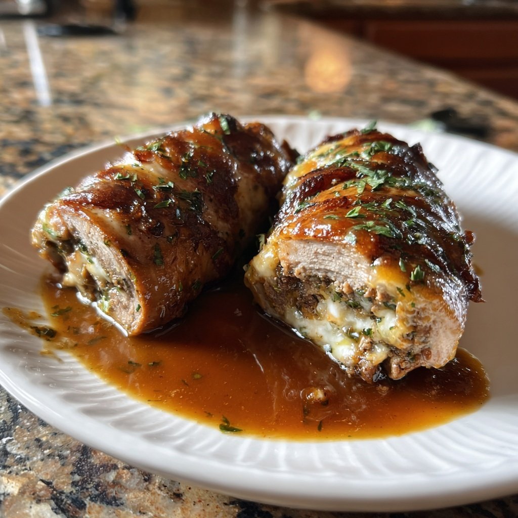 Hausmannskost Rinderrouladen mit Rahmsoße