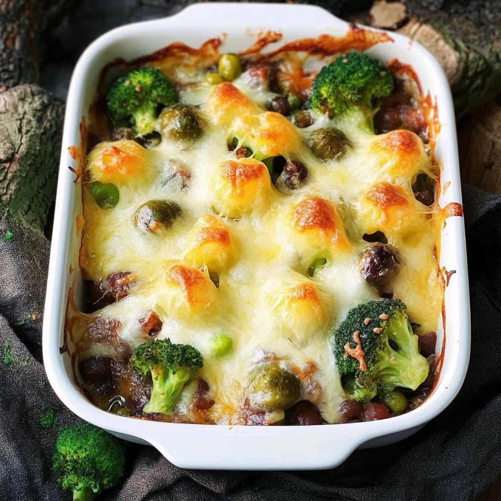 Rosenkohl-Hackfleisch-Auflauf