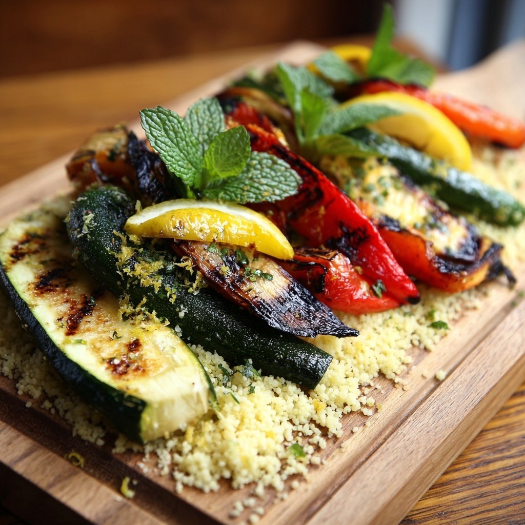 Grill Beilagen Mit Couscous Und Minze