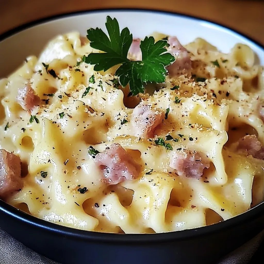 Käse-Schinken-Sahne Spätzle