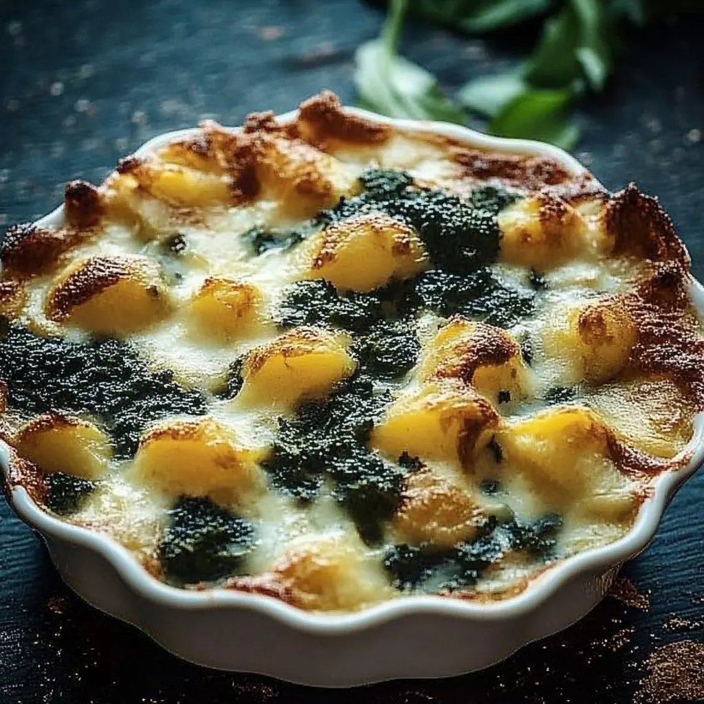 Kartoffel-Spinat-Auflauf