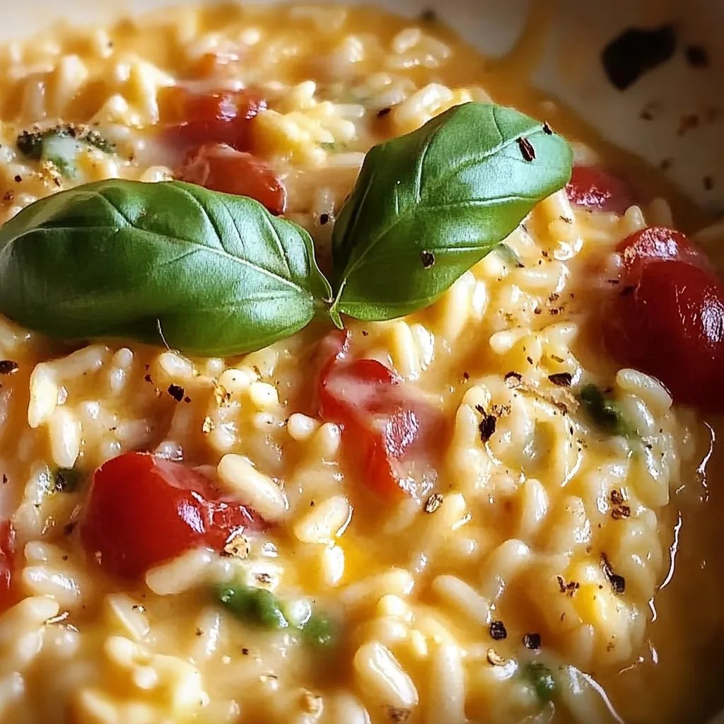 Cremiges Tomatenrisotto