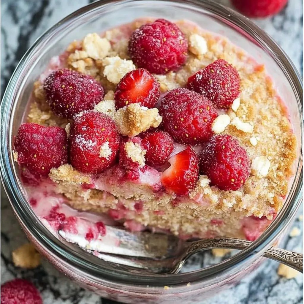 Erdbeer-Käsekuchen-Frühstücksauflauf