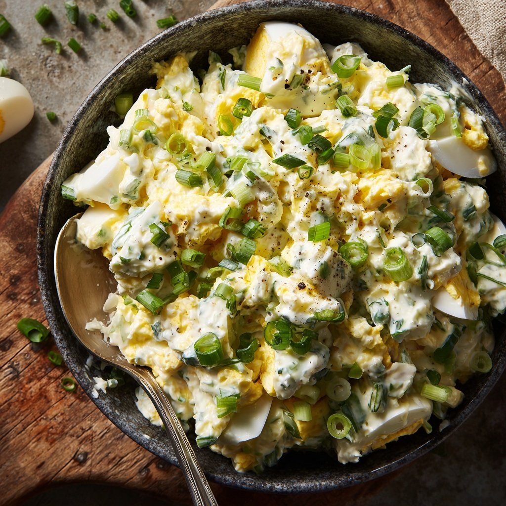 Schnell & Einfach 10-Minuten-Eiersalat mit Joghurt